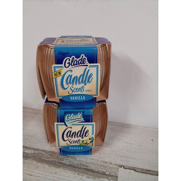 Johnson & Johnson Glade Vanilla Vintage Candle Set Of Two - Picture 3 of 10